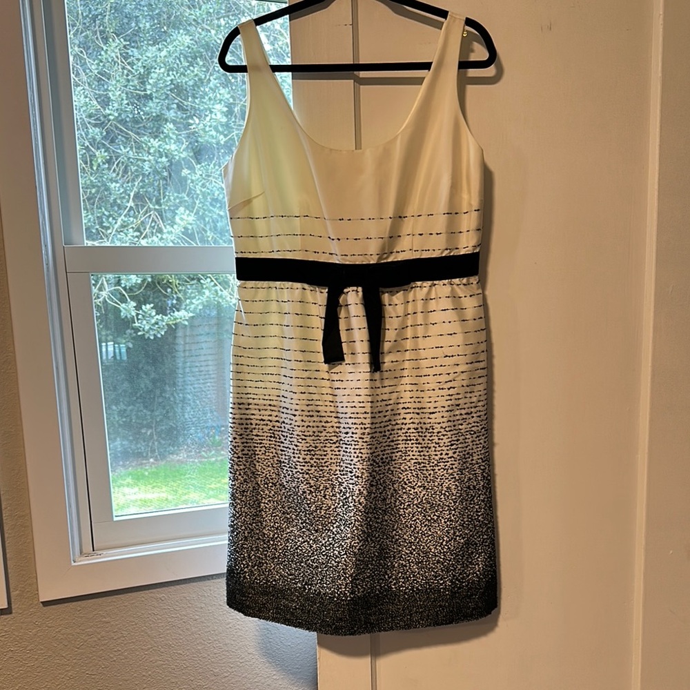 Elegant Kate Spade Black and White Dress